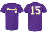 Plumerville Varsity numbers custom - leave number in notes, please!
