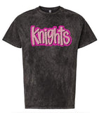 Pink glitter mascot tee