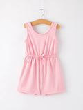 Pink Ribbed Romper