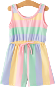 Pastel Striped Romper