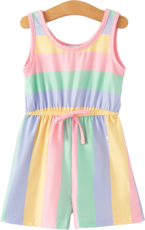 Pastel Striped Romper