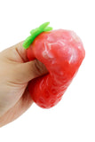 Strawberry Crunchy Bead Soft Slime Filled TPR Squishy