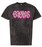 Pink glitter mascot tee