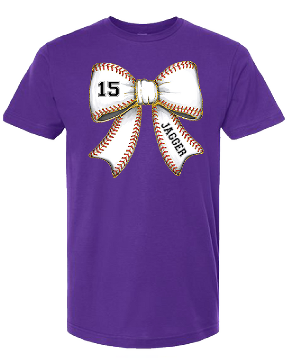 Plumerville Baseball bow Custom