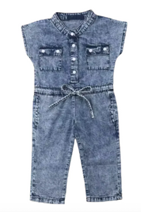 Denim romper