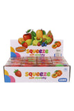 Strawberry Crunchy Bead Soft Slime Filled TPR Squishy