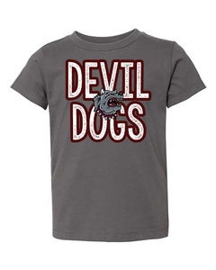Devil Dogs Distressed with Mascot