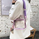 Clear shoulder bag