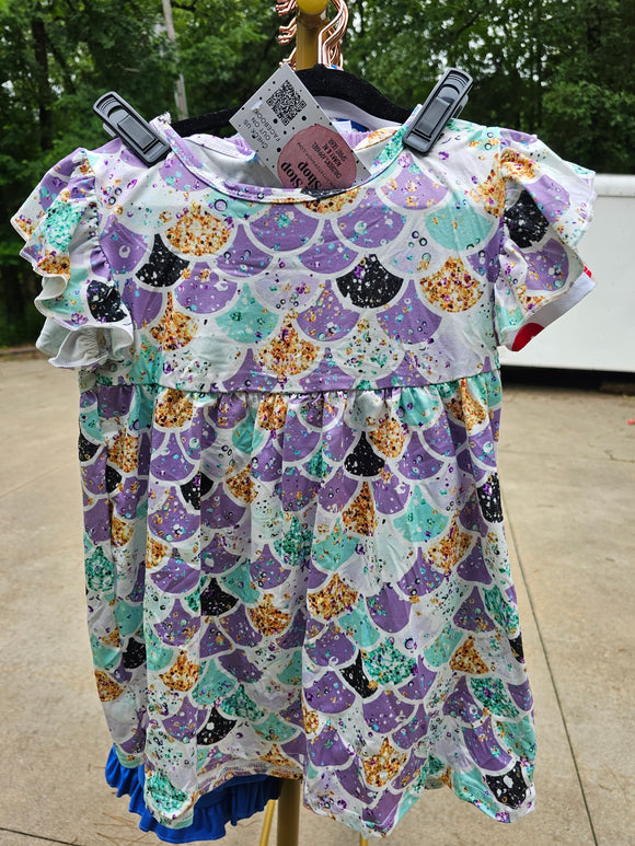 Purple Mermaid Scale Set