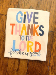 Give Thanks to the Lord