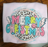 Pink Merry Christmas Sweatshirt