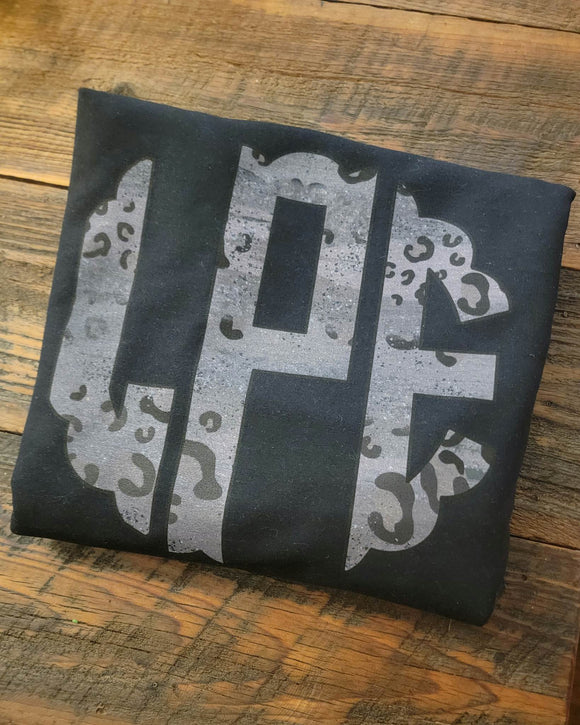 Greyscale monogram design