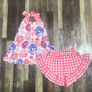 American Donut short set