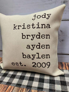 Customized Pillow