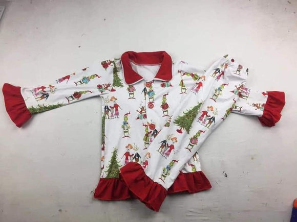 Sibling set Whoville jammies