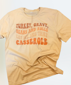 Turkey, Gravy, Beans & Rolls