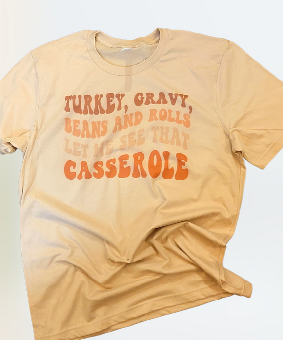 Turkey, Gravy, Beans & Rolls