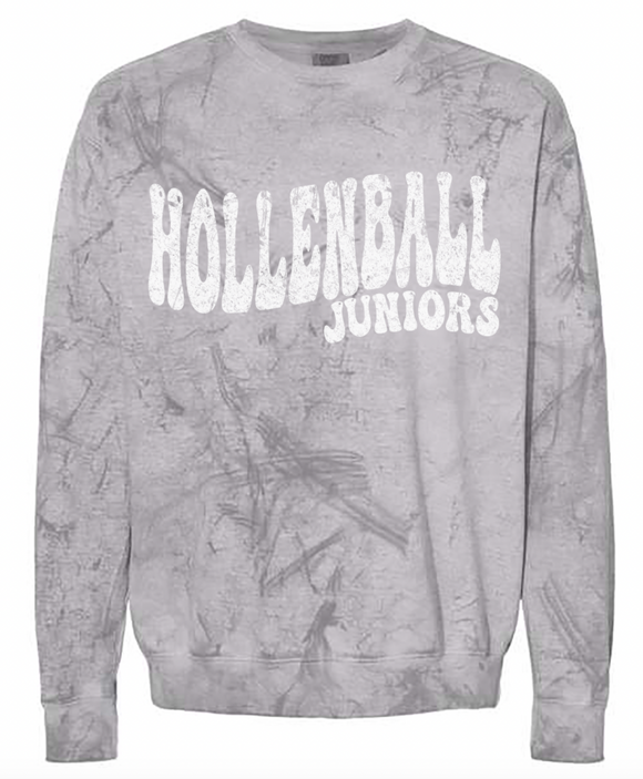 Retro HollenBall |Comfort Colors| Colorblast Crewneck Sweatshirt