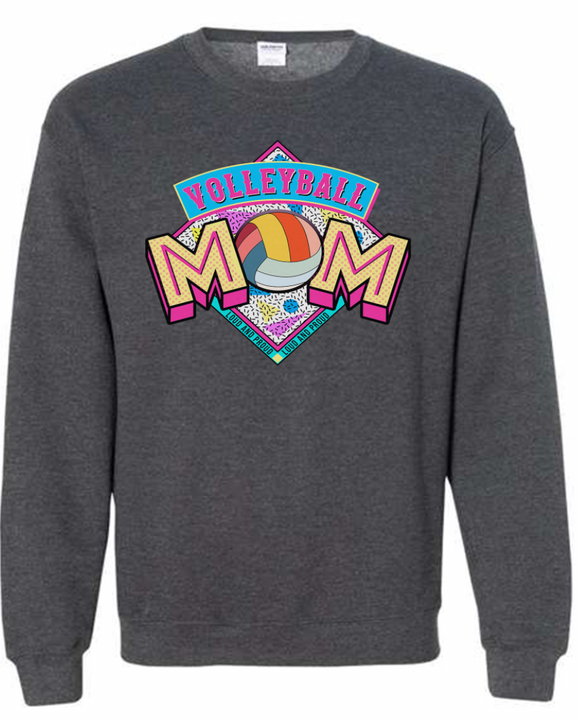 Retro Volleyball mom |HollenBall| Gildan Sweatshirt