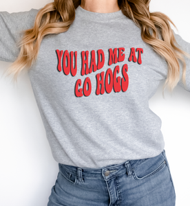 You had me at GO HOGS!