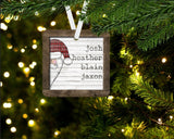 Family names ornament