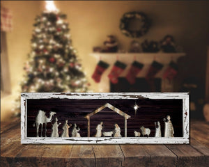 Nativity scene ornament & decor