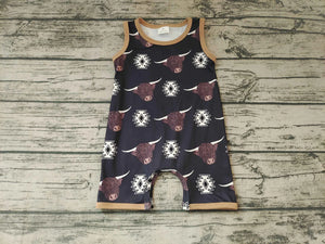 Boy Cow Romper