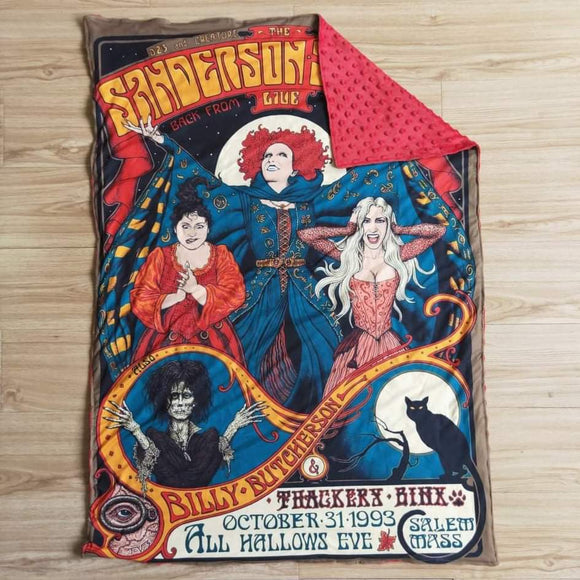 Sanderson Sisters blanket