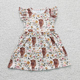 Highland cow dress